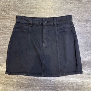 PacSun Black Denim Mini Skirt